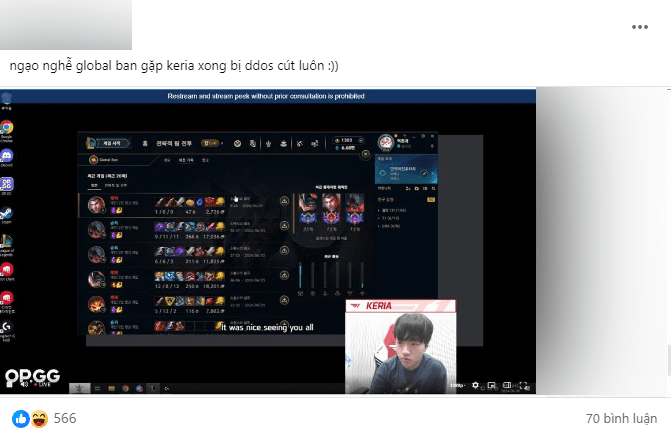 Zeros encounters Keria in rank but gets Global Ban