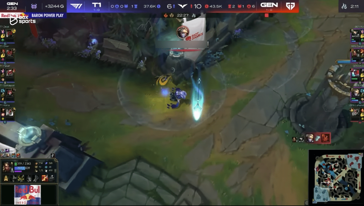 But the outcome remained unchanged and T1 continued to suffer defeat