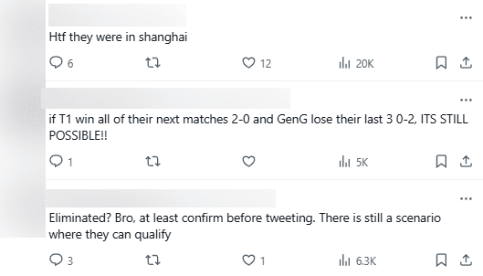 Many fans believe T1 VALORANT still has a chance, but the likelihood of Gen.G losing all remaining matches is nearly impossible