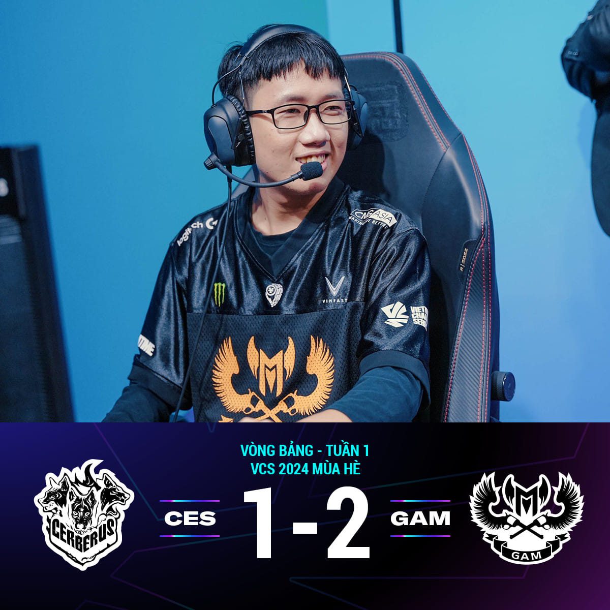 But the match against CES showed that GAM will not have it easy this year