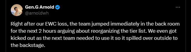 CEO Arnold of Gen.G reveals the team discussion story: 