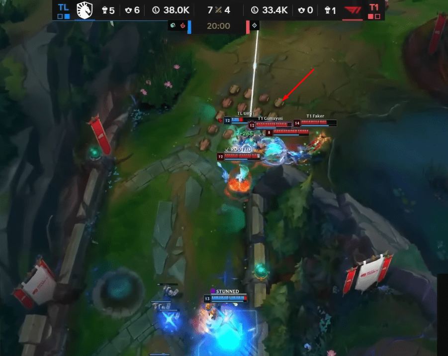 T1 then capitalized on TL's excitement and caused UmTi to make a mistake leading to the LCS representative's defeat in the fight