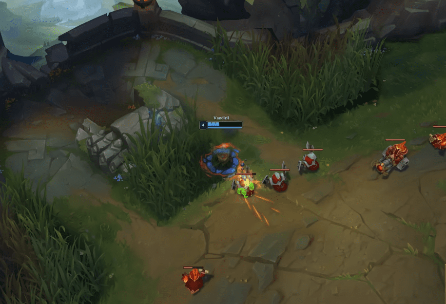 From the opponent's perspective, Teemo will become invisible almost immediately...
