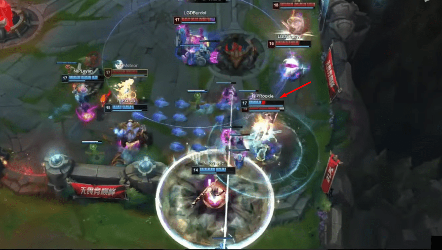Rookie's careless play at the end of Game 1 caused NIP to completely fail