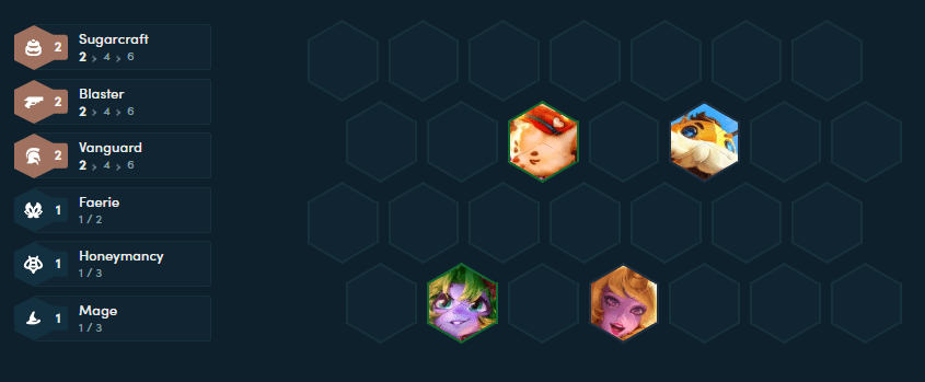 Sweet Cake composition at level 4