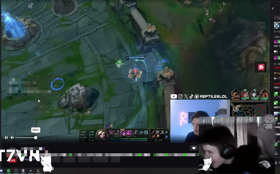 And the result was that this streamer disconnected from the match