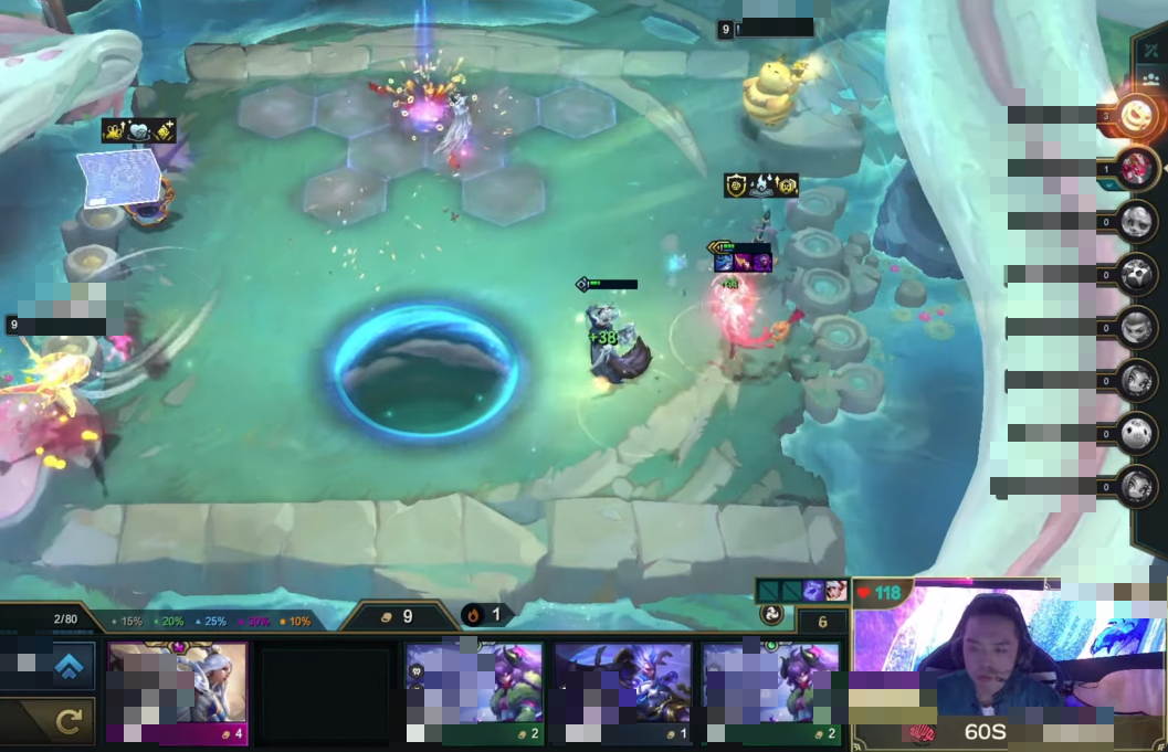 Player 60second recently achieved a crucial victory by applying the Super Technology Intelligence and Adaptation Hat combo