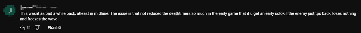 Teleport isn’t as bad as it seems. The problem lies in the short death timer, allowing opponents to Teleport back to lane without any loss and even freeze the minions