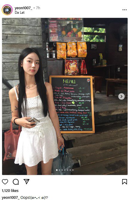 Yeon checking in at Da Lat, Vietnam