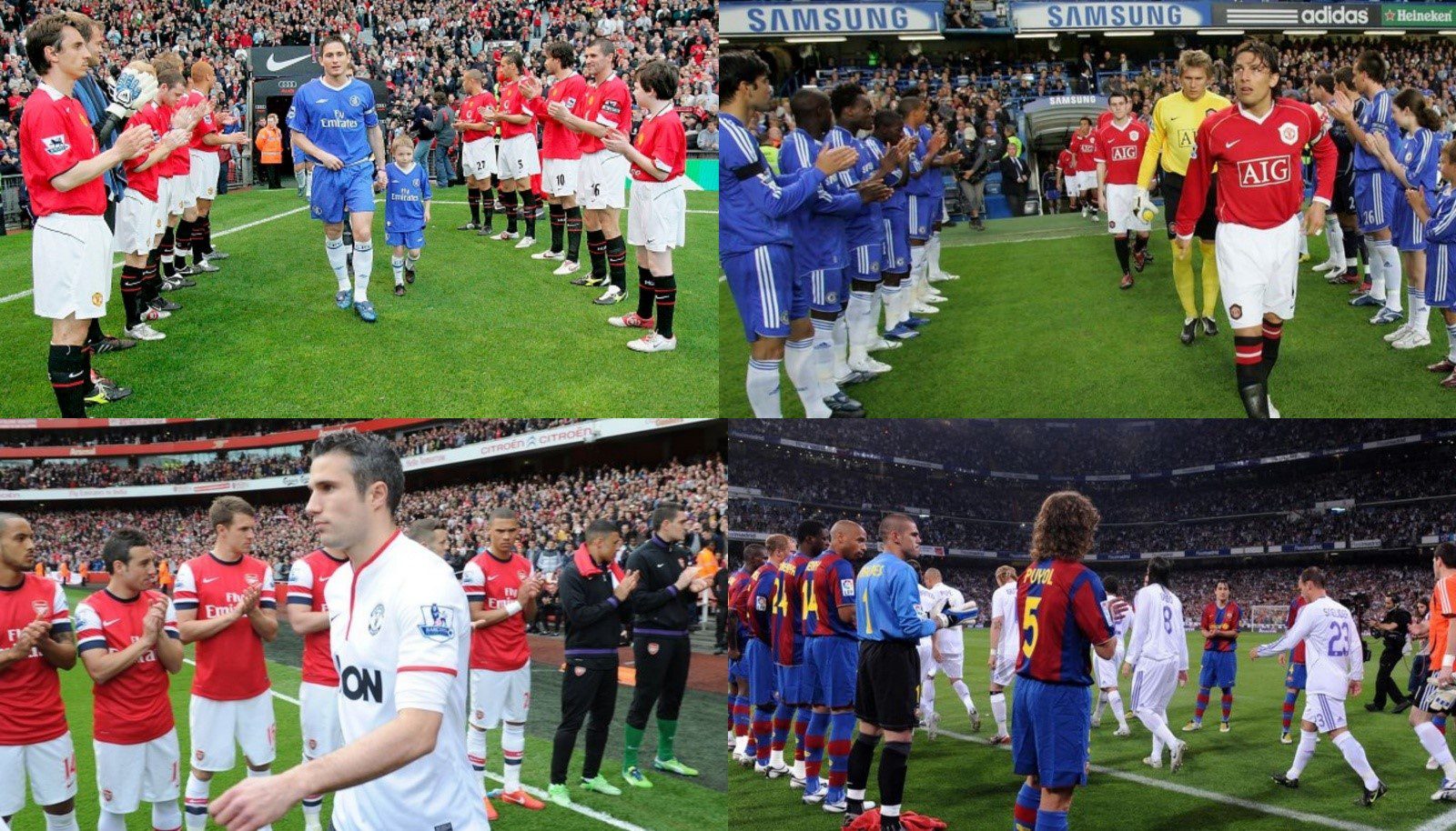 Even in football, both the players celebrating and the team being celebrated are not very comfortable