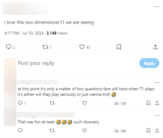 Fans believe that the T1 player might be joking or being overly spontaneous