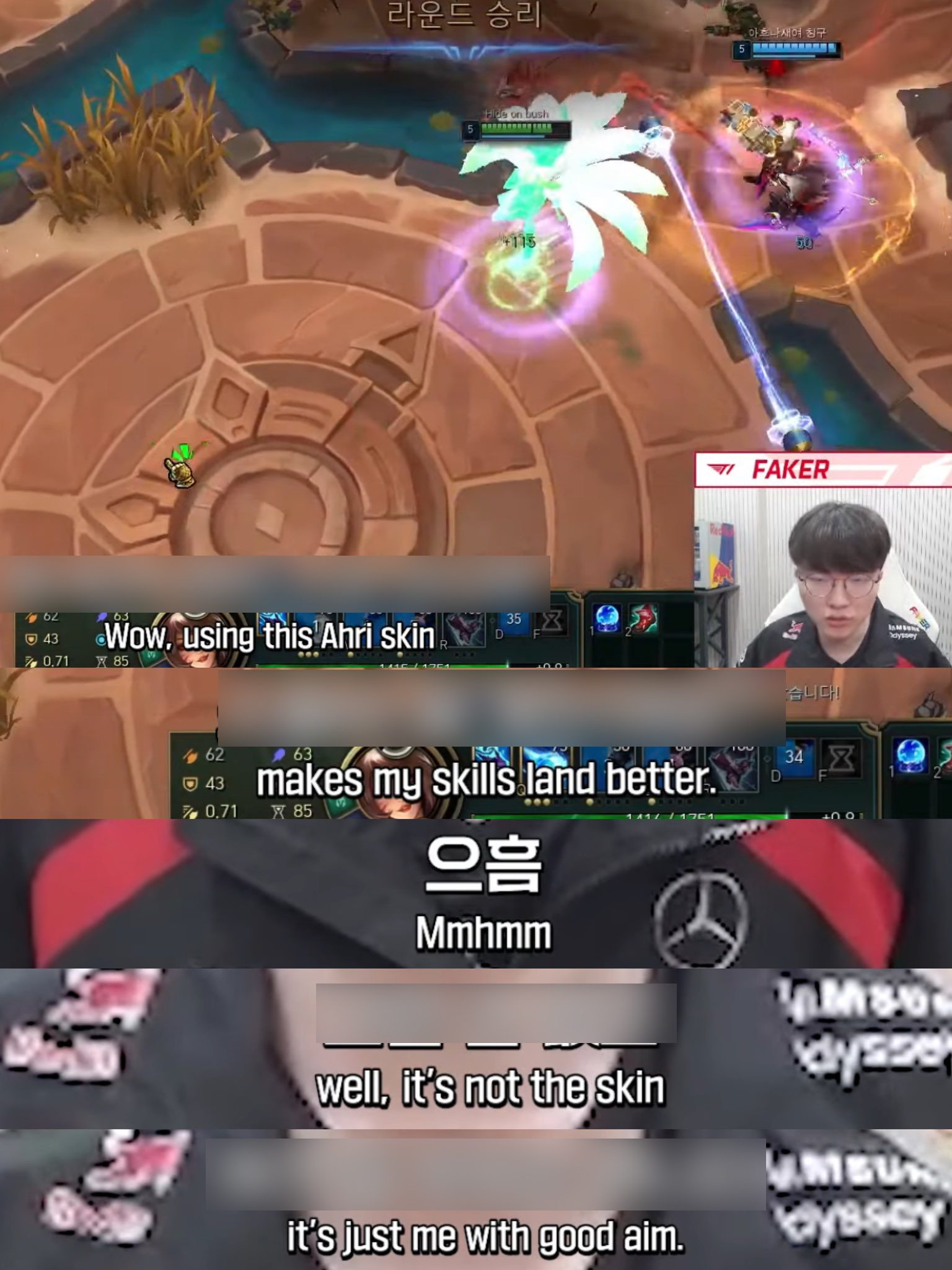Faker 'joking' but like throwing cold water on Riot