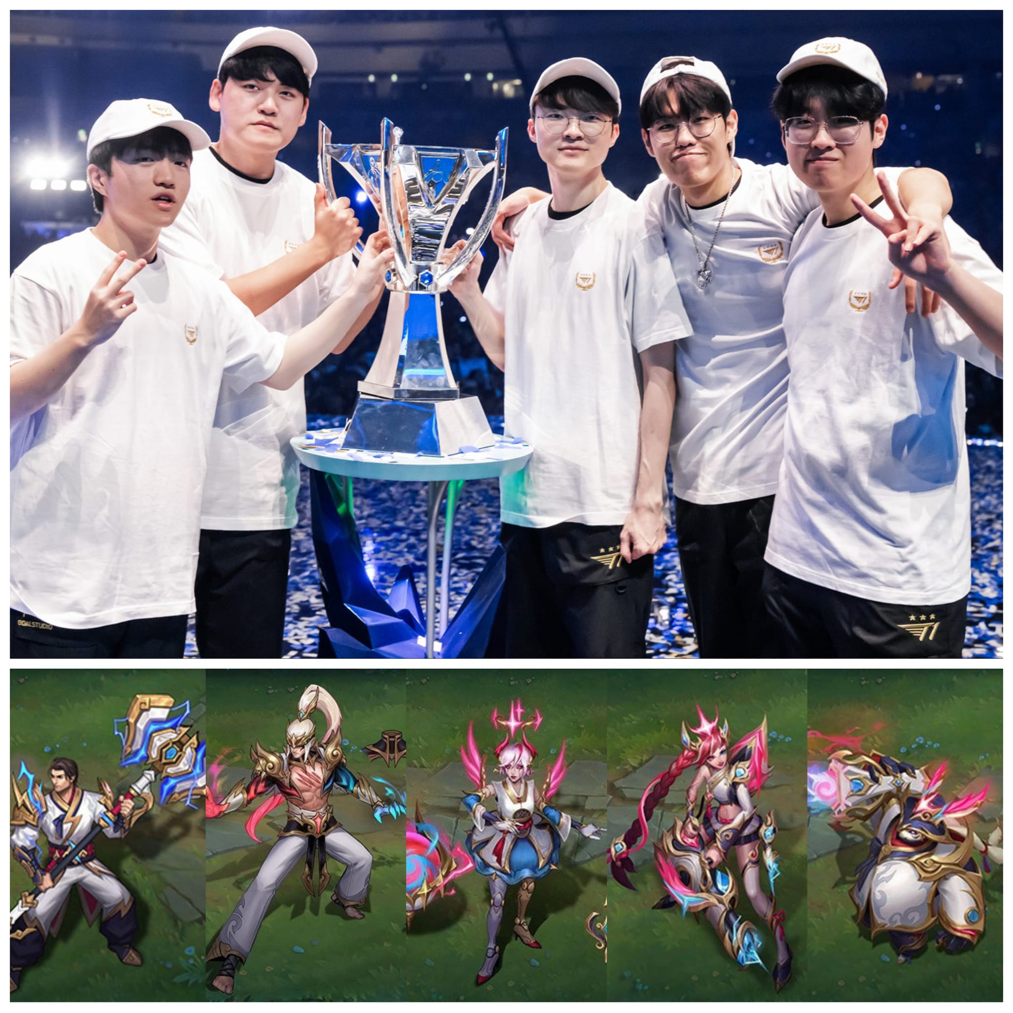 T1's skin has been released on the PBE server - Photo: T1 Family