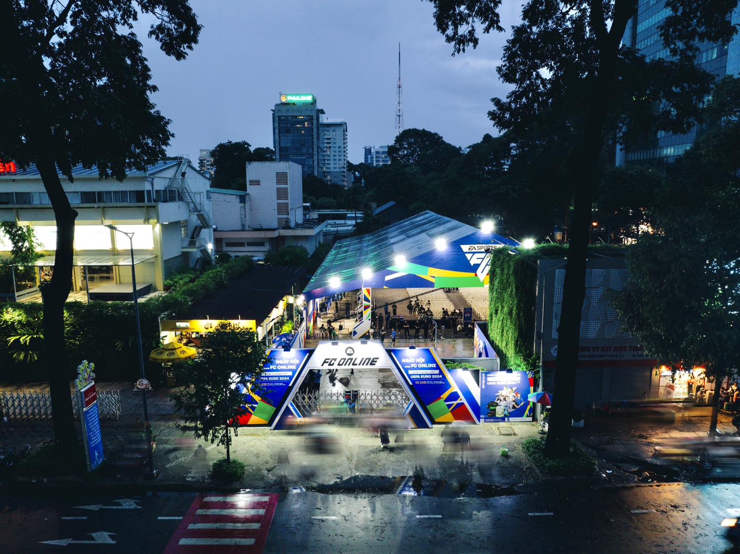 The event Football Festival Watching the UEFA EURO 2024 Final held at the Youth Culture House (Ho Chi Minh City)