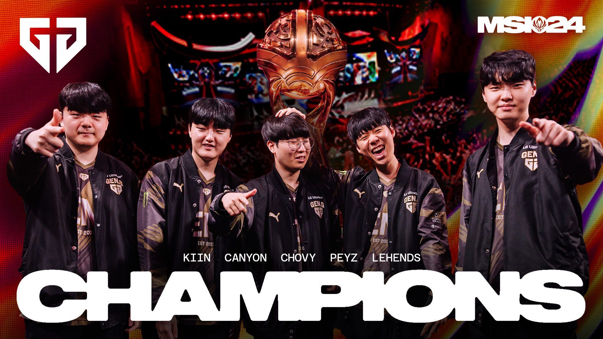 Gen.G is currently the MSI 2024 champion