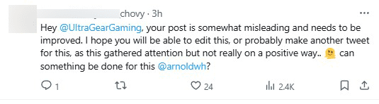 Gen.G fans also assert that the post misleads information and needs to be changed.