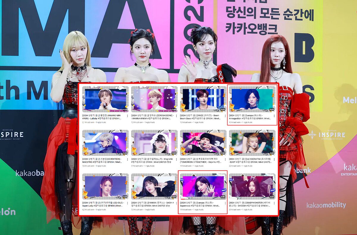 Before T1's match, Mnet accidentally uploaded 2 MVs by aespa