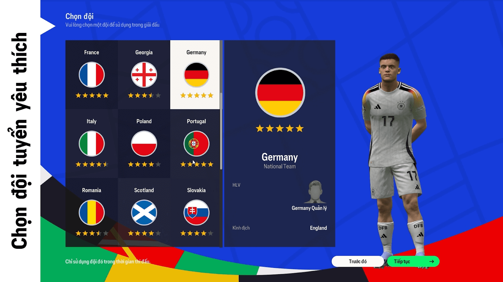 Conquer Euro with your favorite team at FC Online.