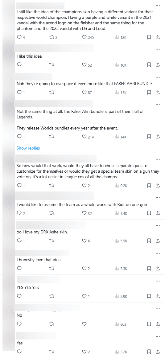 The community debates about this idea
