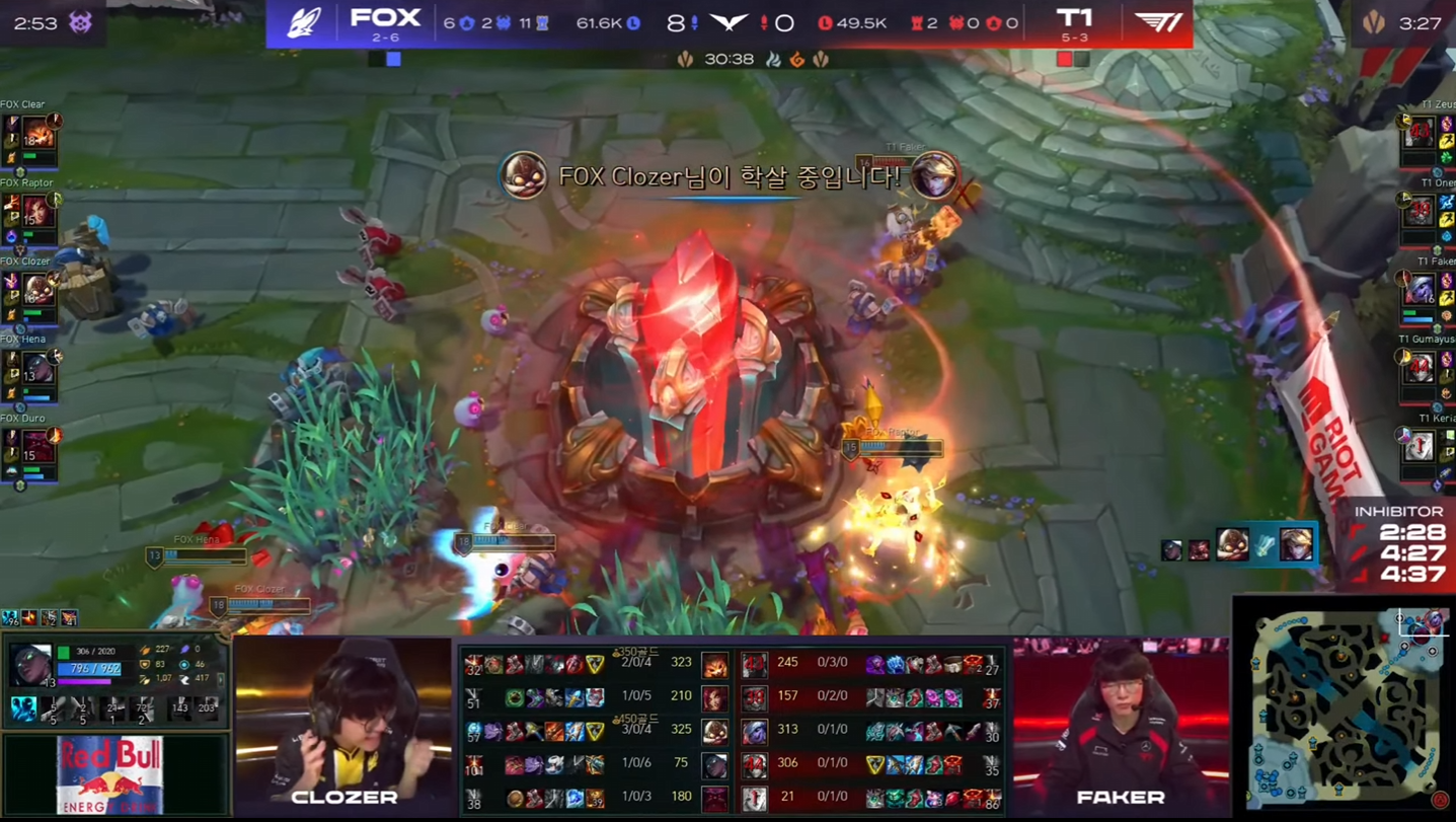 Recently, T1 lost again to FOX