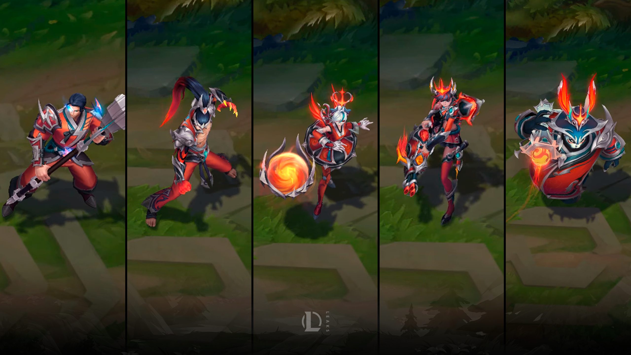 Multicolor scheme of T1's CKTG skin