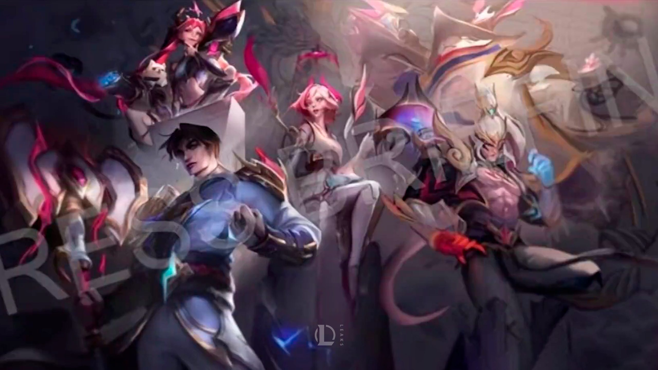 Unofficial splash art of the skin line