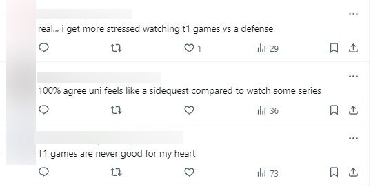 Many T1 fans resonate with the conflicting feelings when watching T1 play