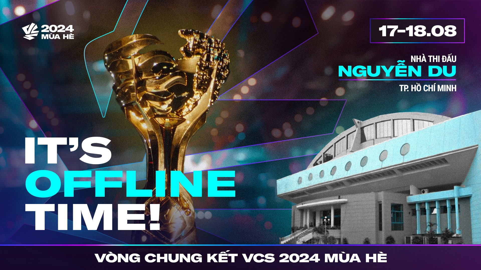 VCS Summer Finals 2024 will be held at a venue with an audience