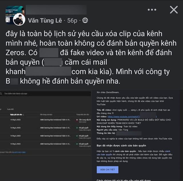 Văn Tùng has to speak up to clarify