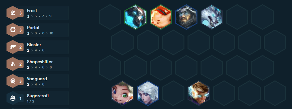 An example of a level 7 composition with Hwei holding items for Ryze