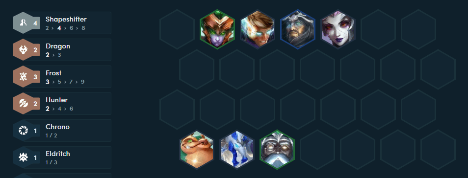 The 3 Glacial bonus will help your composition snowball extremely well