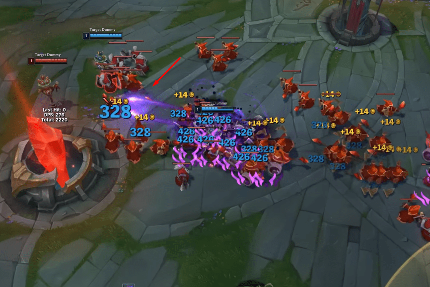 Kai'Sa's new W ability can help her farm minions very quickly