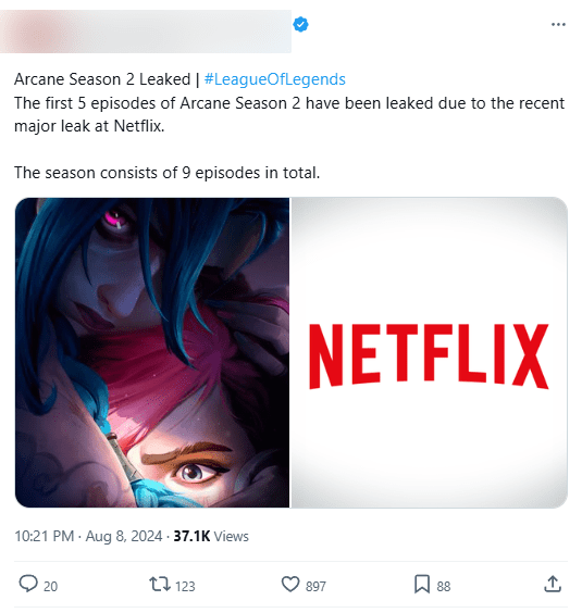 Arcane season 2 leaks: The first 5 episodes are available online after a massive leak from Netflix recently. With only 9 episodes in total for season 2.