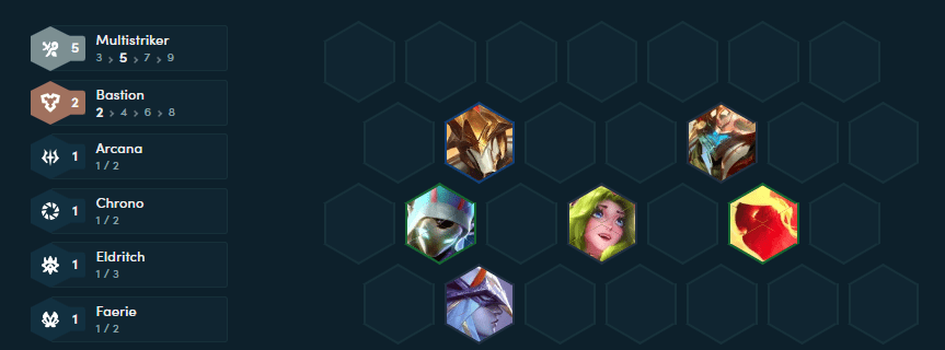 Mid-game stage with the addition of Akali and Hecarim