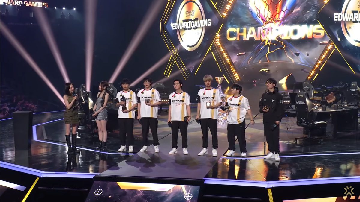 EDG has won the VCT Champions 2024 - the World Championship of the VALORANT scene