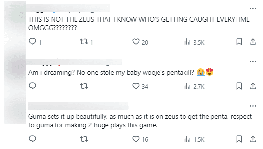 Fans were also surprised