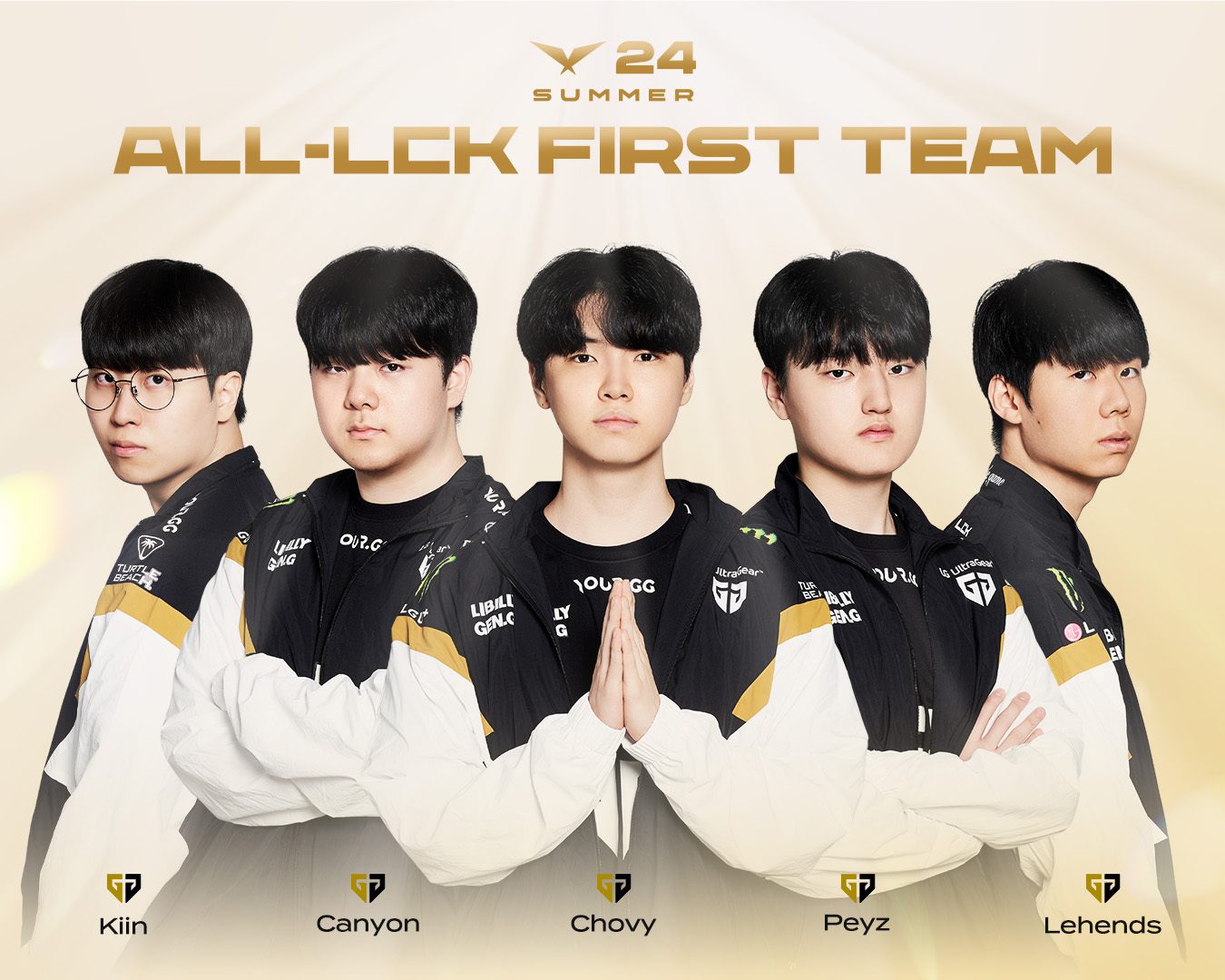 Gen.G dominates the number 1 spot in the All-Star team of the group stage