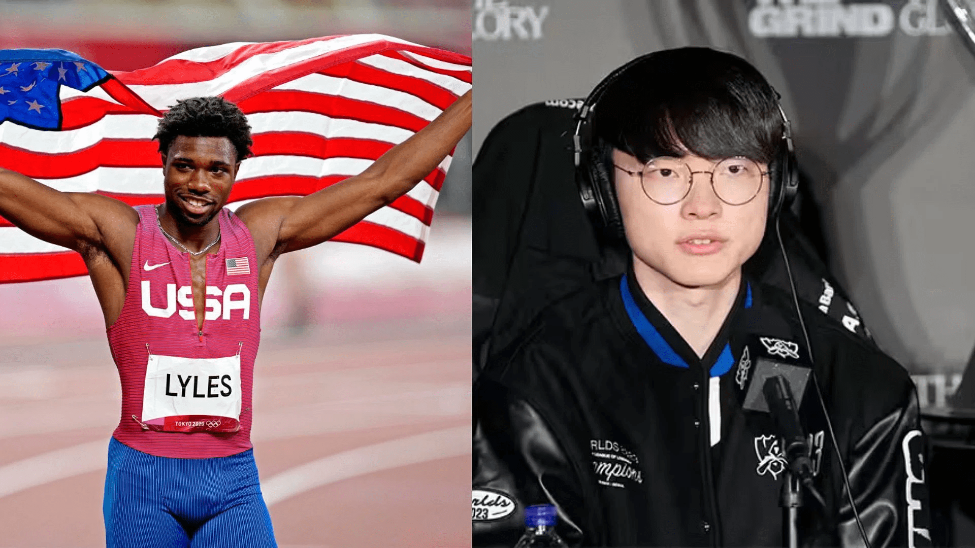 Noah Lyles admits he is an Esports gamer, especially in League of Legends, and Faker is his idol