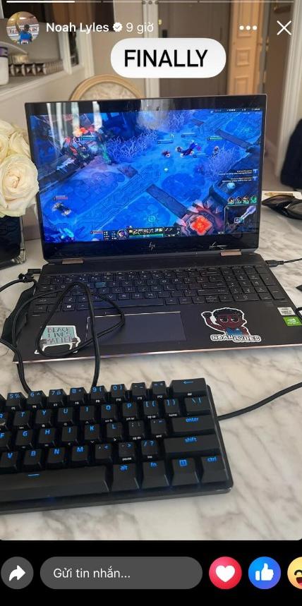 Noah Lyles even brought a computer and keyboard to play ARAM during his time at the Paris Olympics