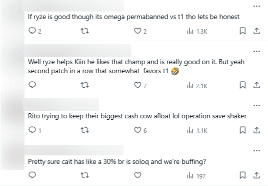 Fans are also criticizing Riot.