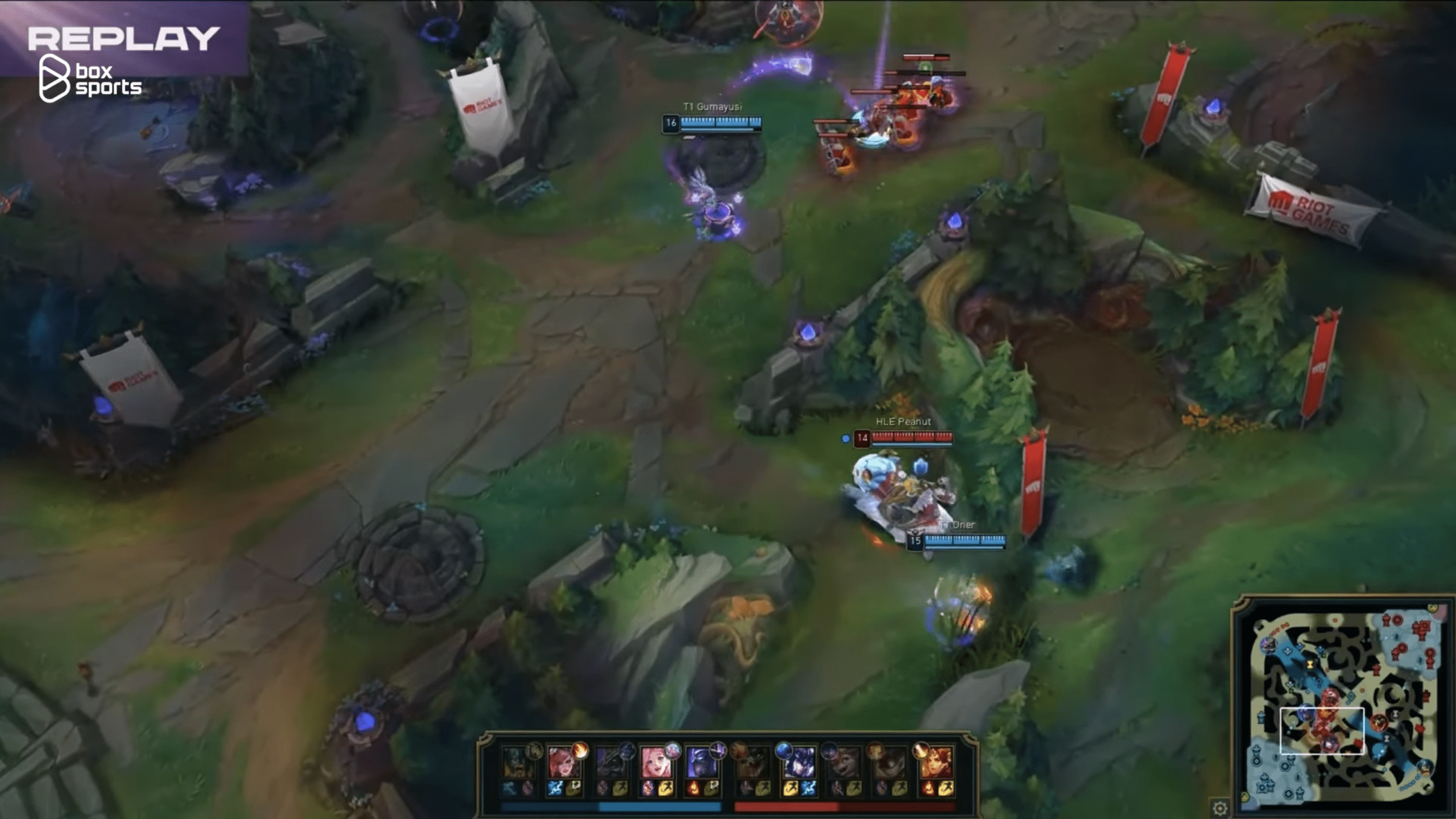 One of the 'outplay' movements by Peanut against Oner