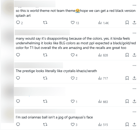 Western audience has mixed reactions to the splash art and design on the PBE version of the Worlds 2023 skin