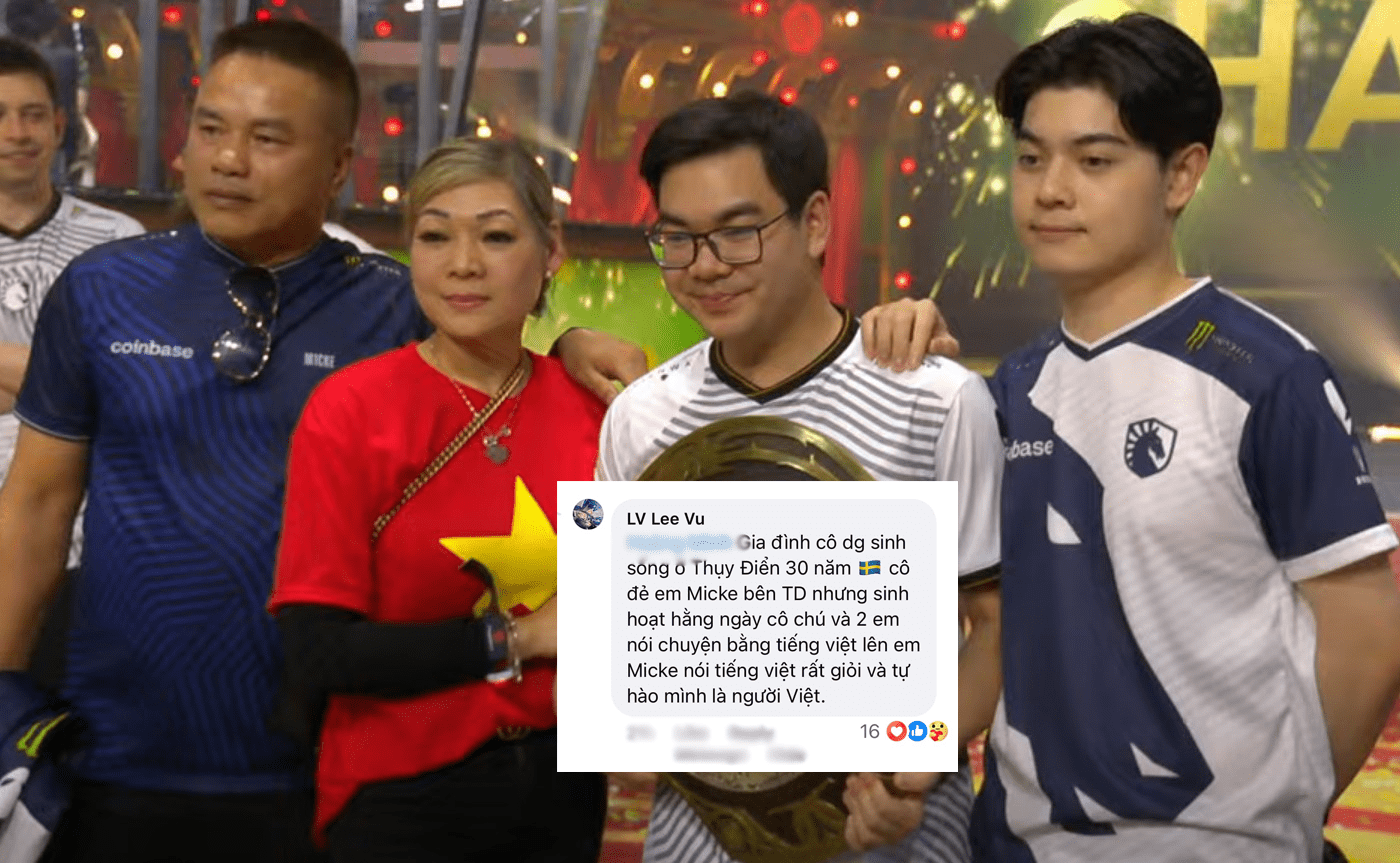 miCKe's mother shared that this player's family always communicates in Vietnamese and takes pride in being Vietnamese
