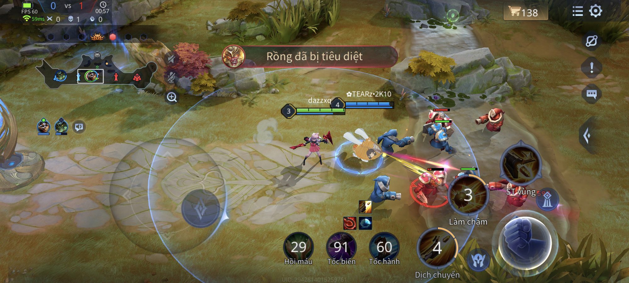 During gameplay, in most cases, the POCO X6 Pro can run smoothly at 60 FPS; only in rare instances of large battles does the FPS drop to around 55 FPS, which does not significantly affect the experience