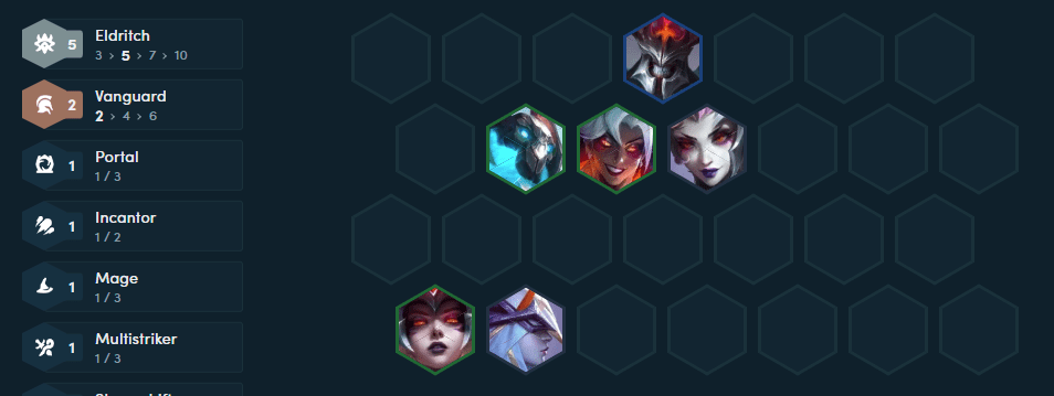 5 Monsters is a very important activation point for this composition