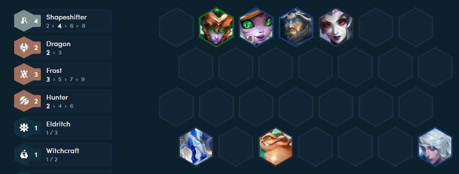 The 4 Shapeshifter trait is extremely valuable in the mid-game