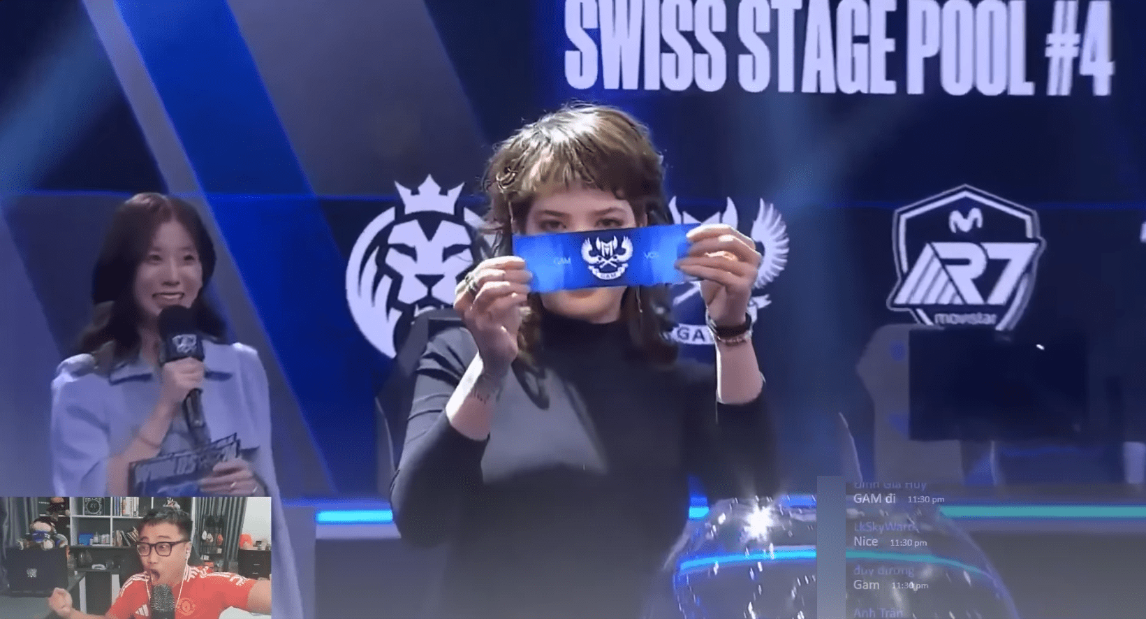 Commentator Hoàng Luân is also excited that the draw has paired GAM with FlyQuest