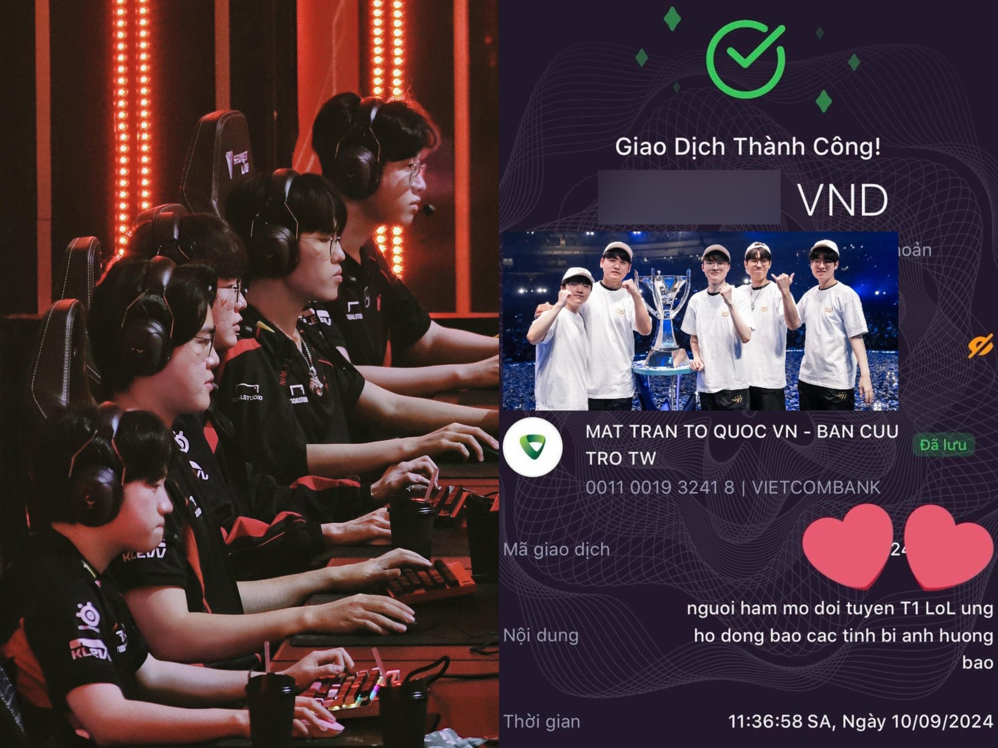 T1 fans are very enthusiastic about this humanitarian action