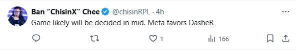 Riot's APAC Director: "The match seems likely to be decided in the Mid Lane. The meta is also favoring DasheR (midlaner of SHG)"