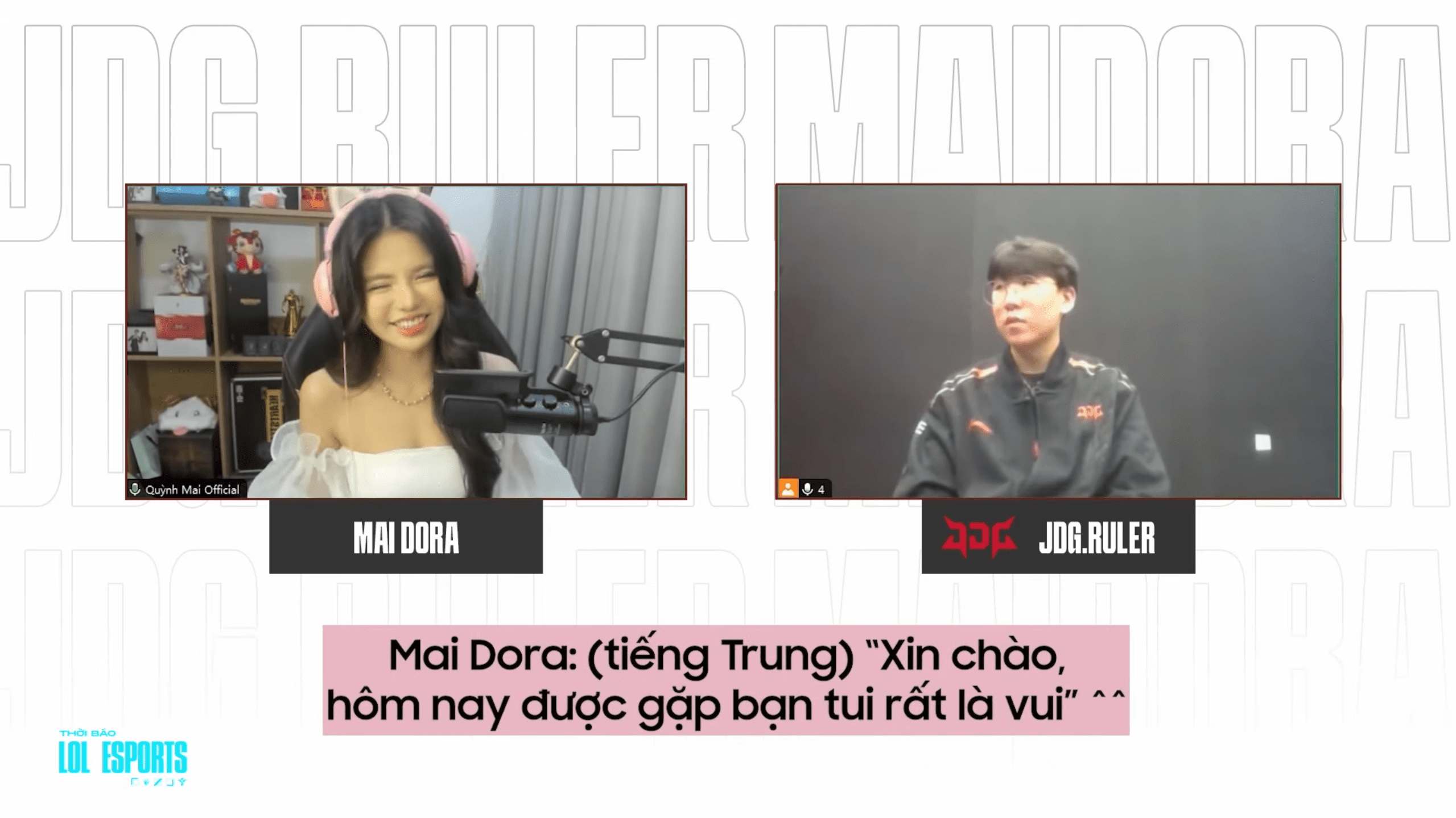 Female host Mai Dora was mentioned again